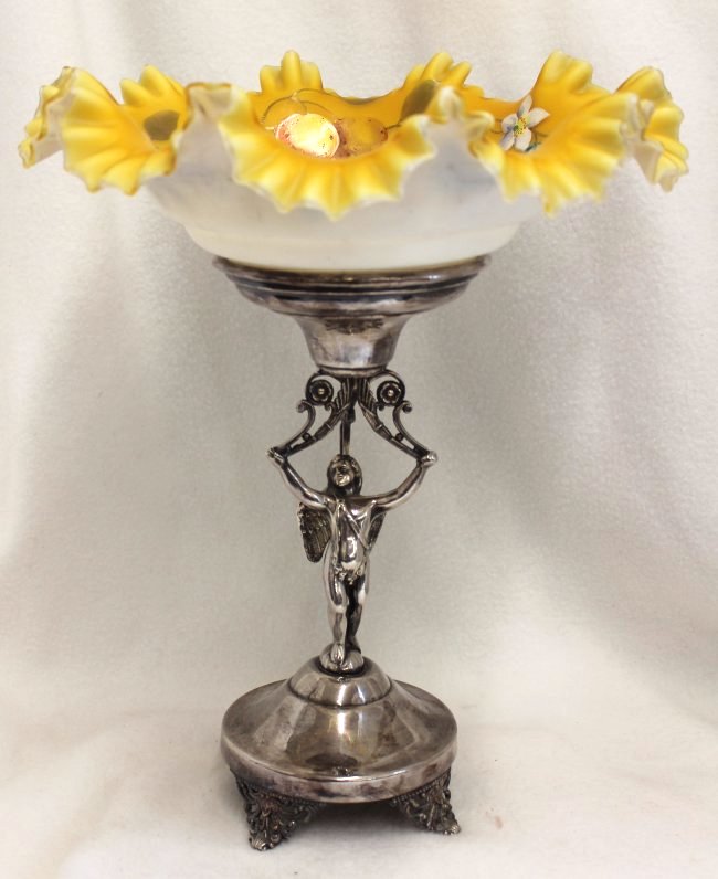 1890s MT WASHINGTON NEW AMSTERDAM SILVER HP BRIDES BOWL (1 of 10)