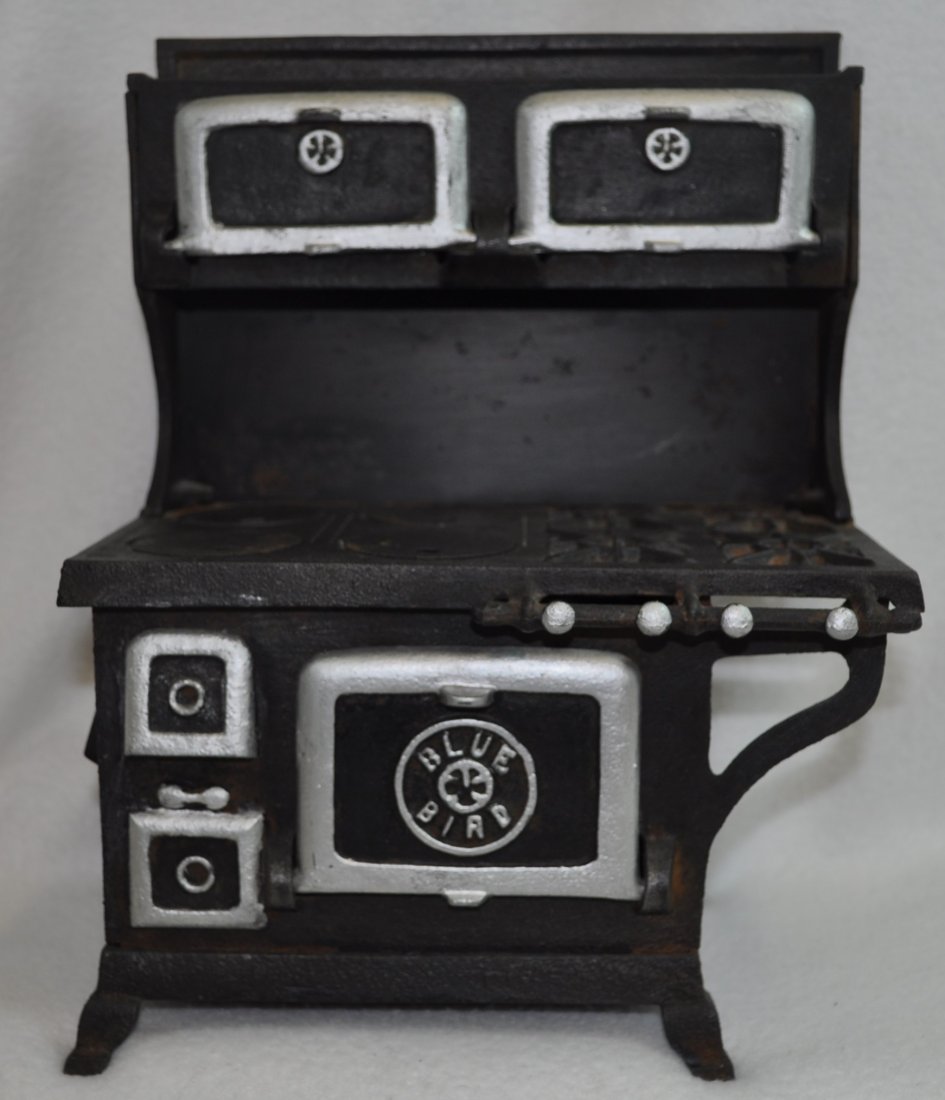 1920's BLUEBIRD WOOD GAS STOVE SALESMAN SAMPLE (1 of 7)