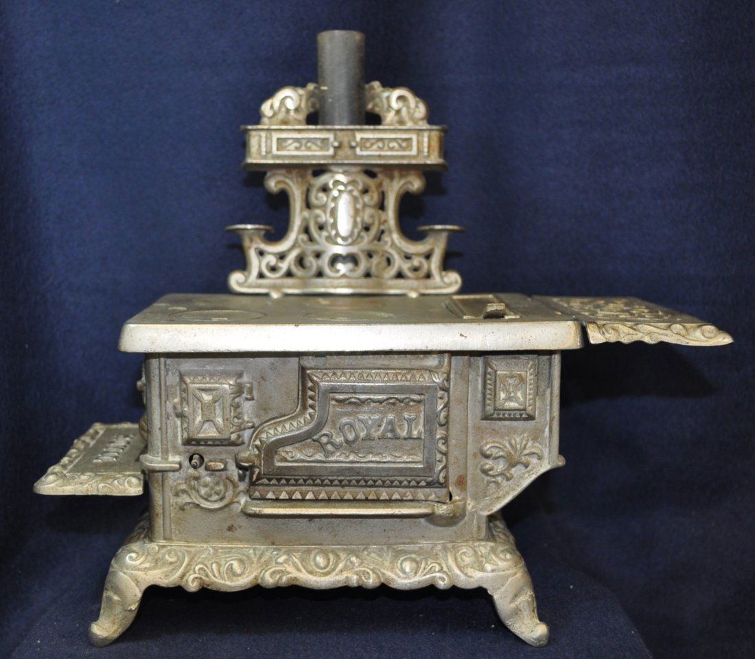 KENTON ROYAL STOVE SALESMAN SAMPLE NICKEL SILVER 1900 (1 of 9)