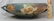 ROSEVILLE POTTERY BLUE MAGNOLIA CONSOLE BOWL 5-10 - 5