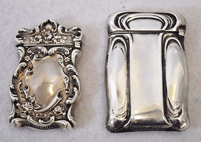 1890-1910 FS GILBERT ART NOUVEAU, LOUIS XVI MATCH SAFES (1 of 8)