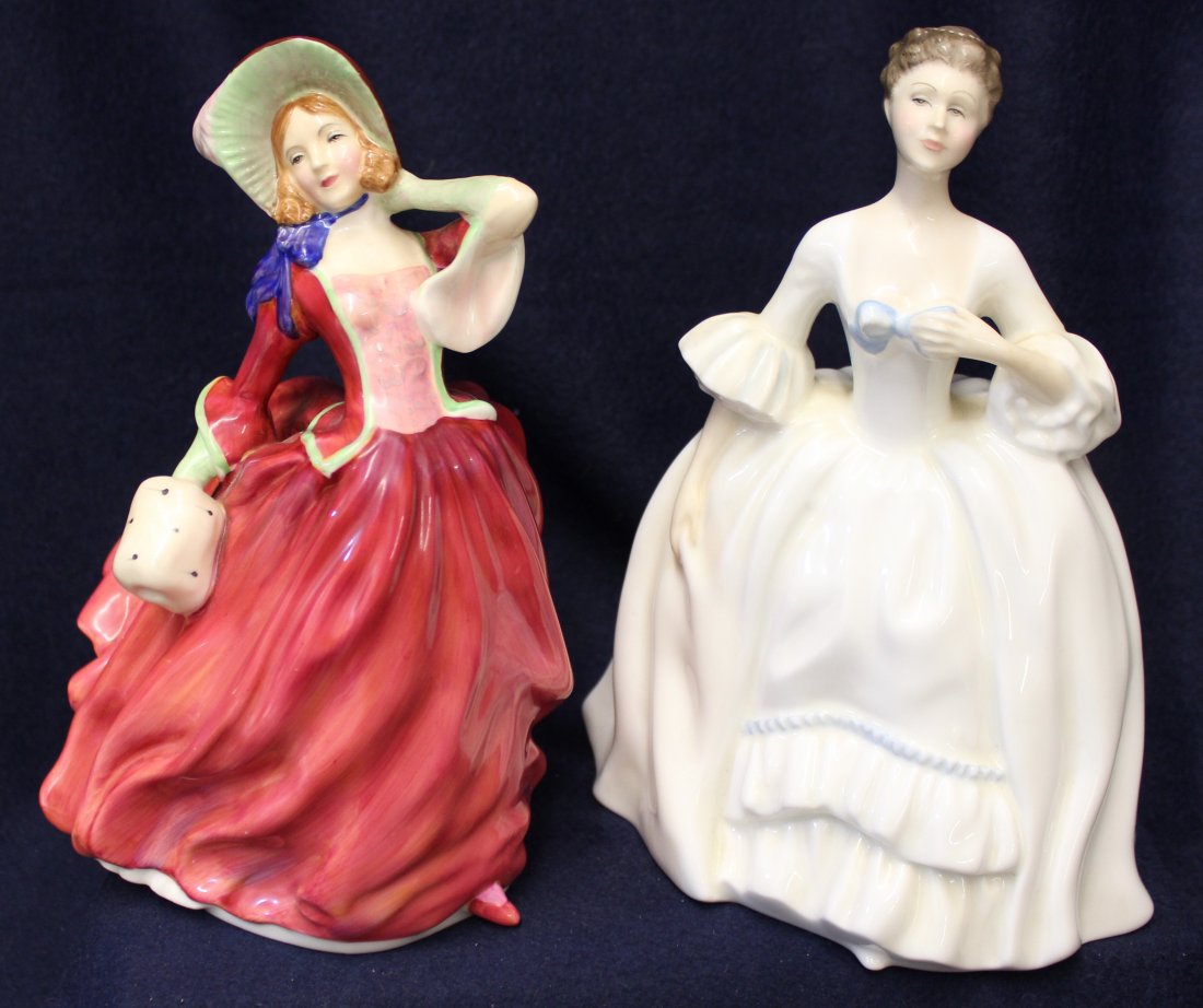 2 ROYAL DOULTON FIGURINES AUTUMN BREEZES KELLY (1 of 9)