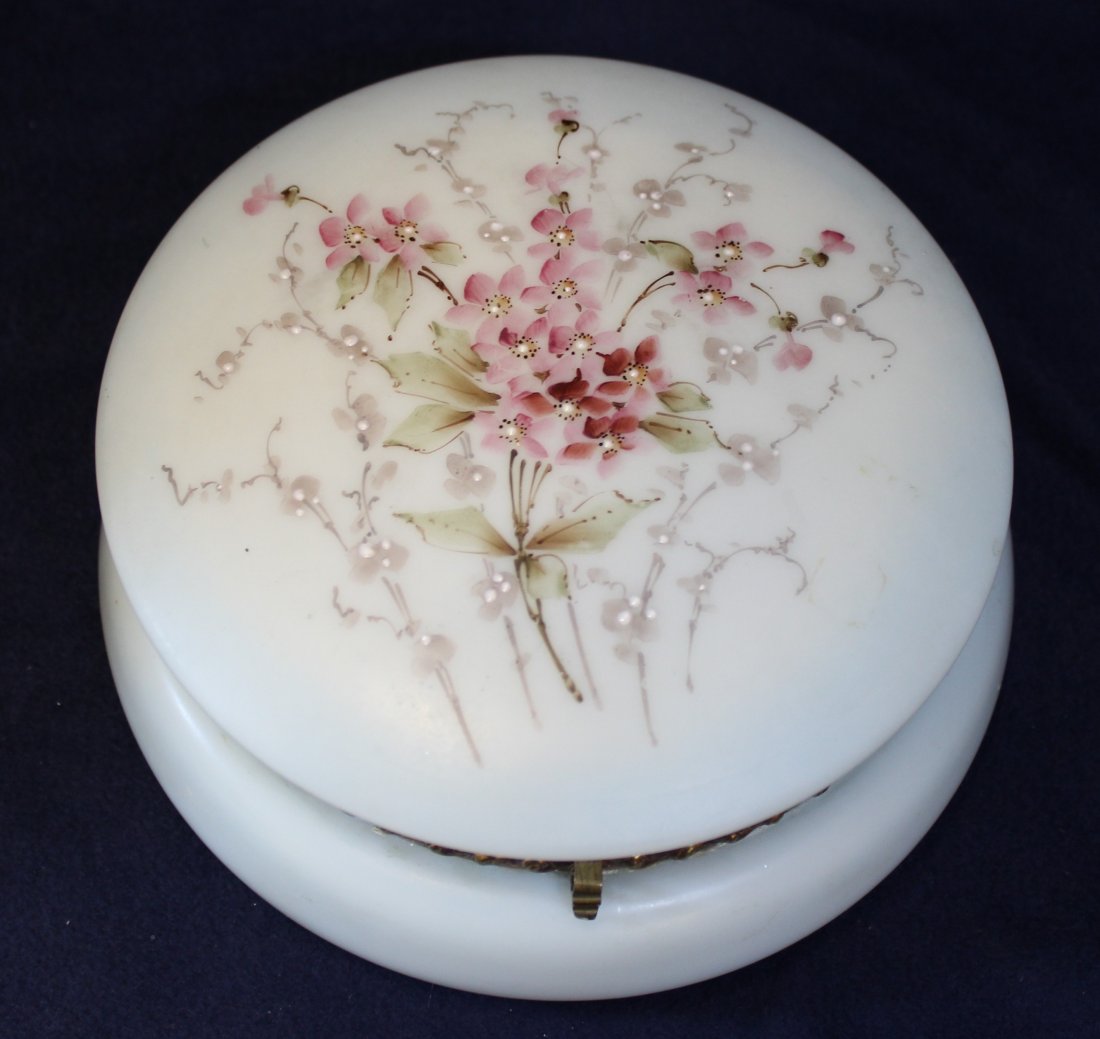 1900-02 VERY RARE SGND HP WAVE CREST GIANT DRESSER BOX (1 of 9)