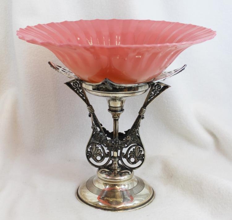 1910 ROGERS SMITH STEVENS WILLIAMS ROSALINE BRIDES BOWL (1 of 7)