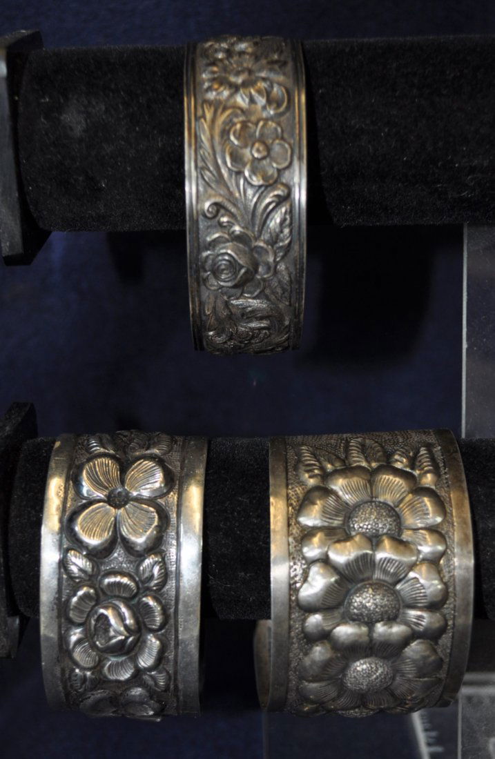 STERLING SILVER CUFF BRACELETS 1 SANBORNS 3 PCS (1 of 10)