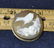 VINTAGE BIRD & FLOWERS SHELL CAMEO STERLING SILVER PIN - 4