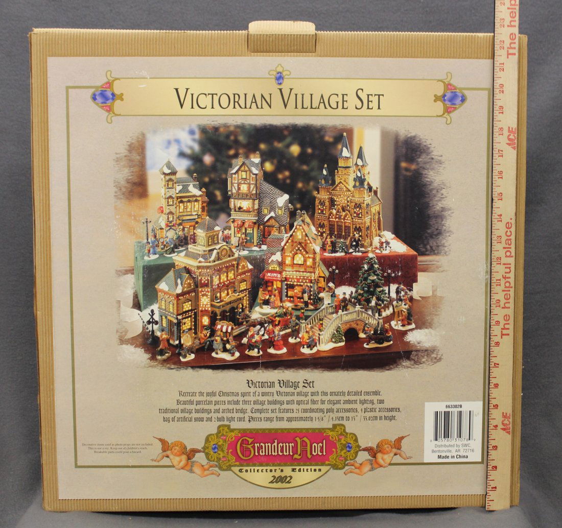 NIB MINT DEPT 56 GRANDEUR NOEL VICTORIAN VILLAGE SET (1 of 10)