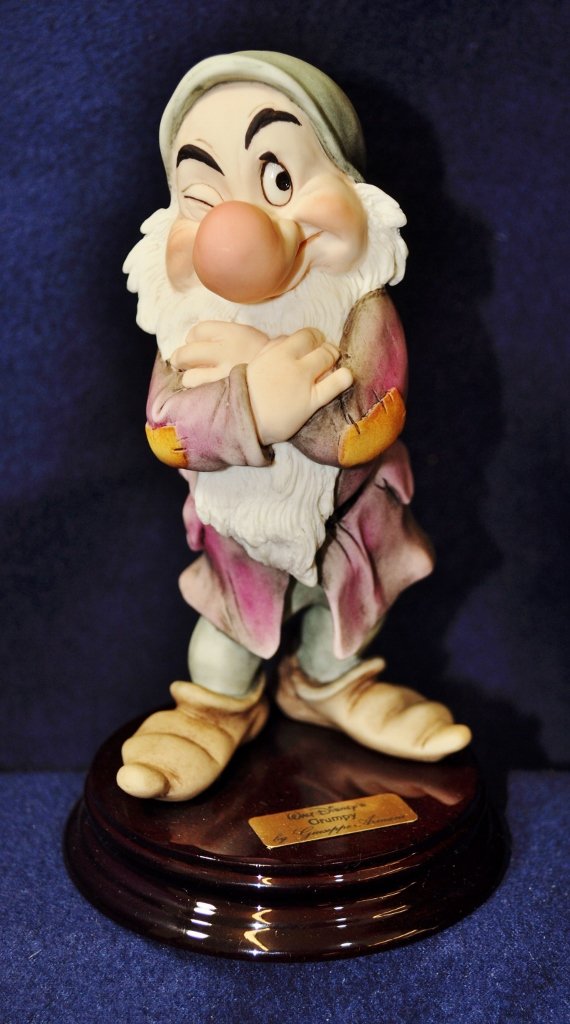 ARMANI DISNEY SNOW WHITE SCULPTURES DWARF GRUMPY (1 of 6)