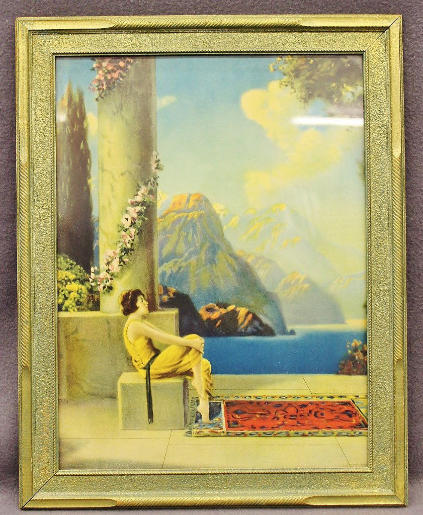ANTIQUE FRAMED ATKINSON FOX PRINT DAYDREAMS #2 (1 of 5)