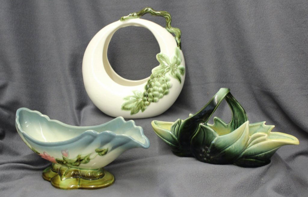 1950s HULL #11 MOON BASKET #29 WOODLAND BOWL LG PLANTER (1 of 10)