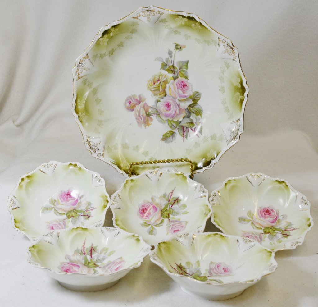 1904-14 RS PRUSSIA WREATH & STAR 6 PC MASTER BERRY SET (1 of 8)