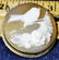 VINTAGE BIRD & FLOWERS SHELL CAMEO STERLING SILVER PIN - 2