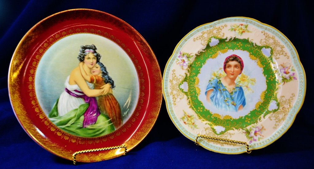 1910 GERMAN LENI PARBUS, MERKLESGRUN LADY PORTRAIT PLTS (1 of 8)