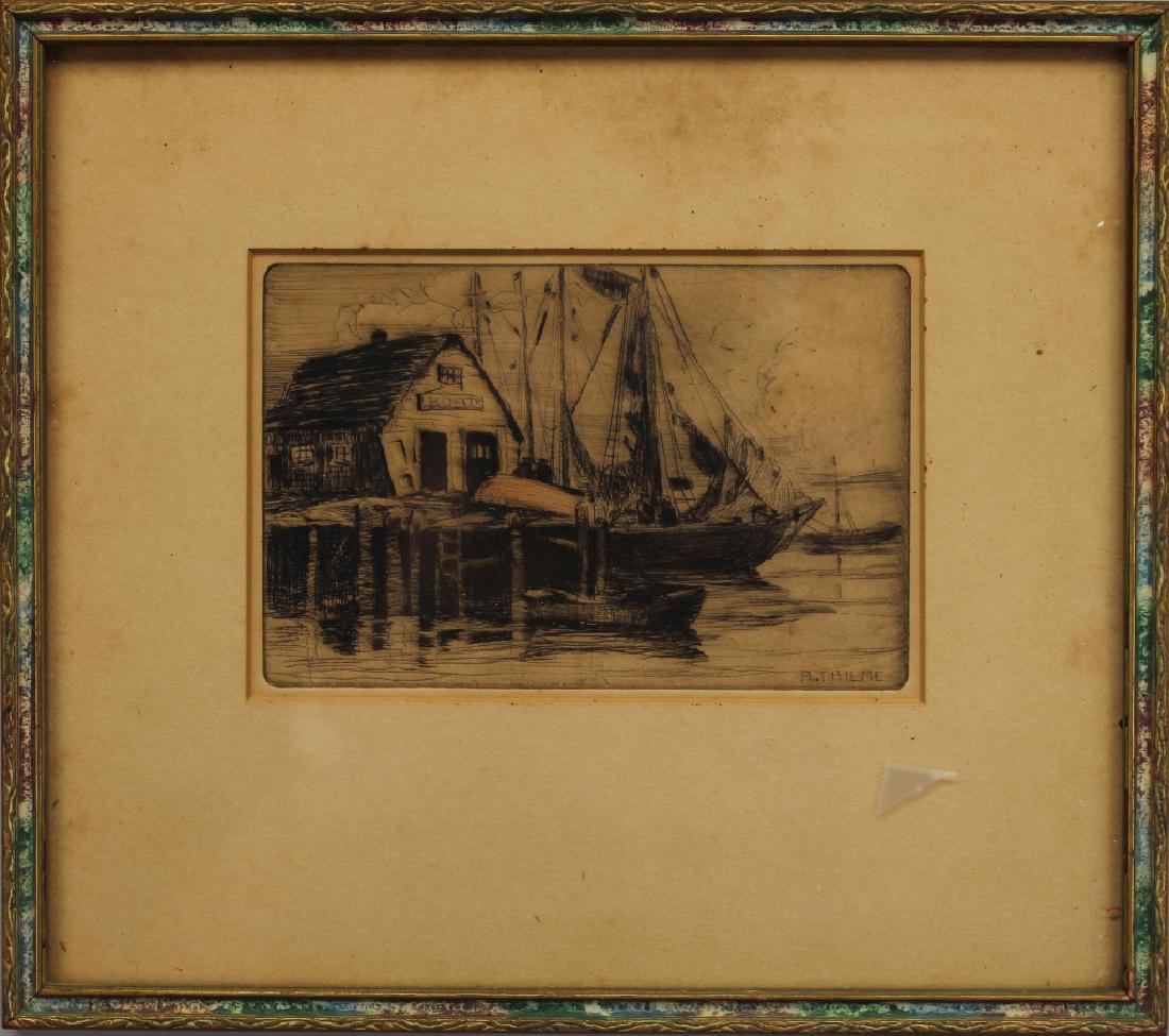 Anthony Thieme (1888 - 1954) Drypoint (1 of 4)