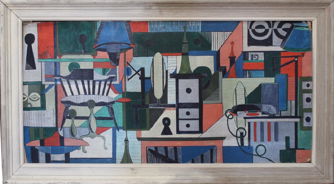 Large Exceptional Modernist Interior Scene (1 of 5)