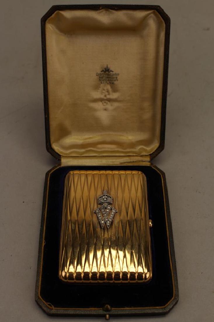 German Gold/Diamond Encrusted Cigarette Case (1 of 7)