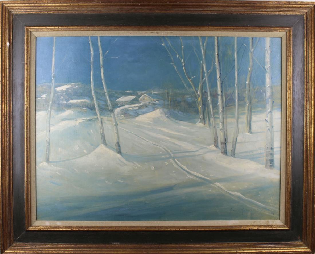 Svend Svendsen (1864-1945) Winter Landscape (1 of 4)