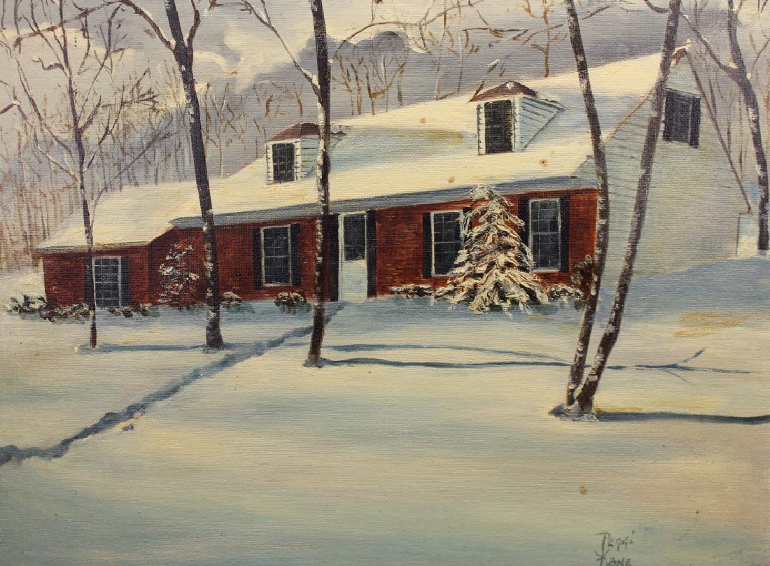 Peggi Kane, 20th C. Winter Landscape (1 of 4)