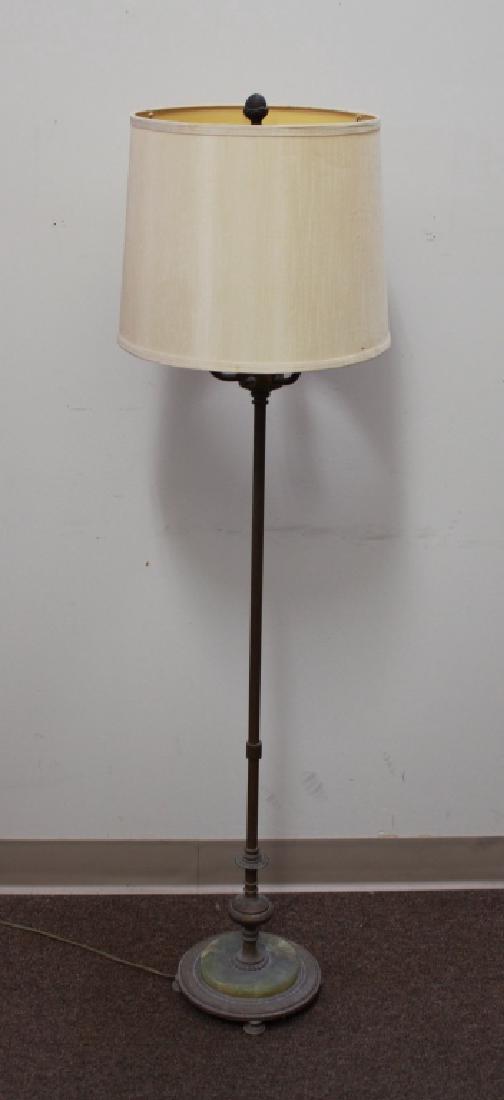 Bronze & Onyx Floor Lamp circa 1930s (1 of 5)