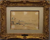 Eugene Boudin (1824 - 1898) La Plage de Trouville