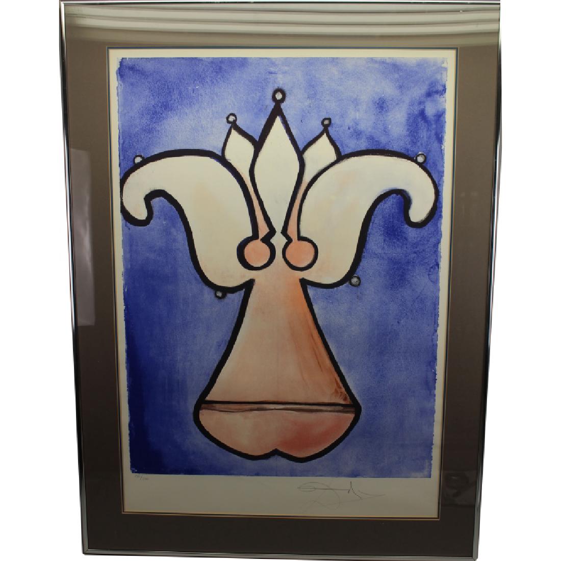 Salvador Dali "Fleur De Lys" Lithograph (1 of 3)