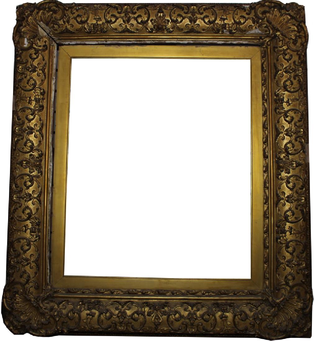 Antique Barbizon Style GIlt/Carved Frame (1 of 3)