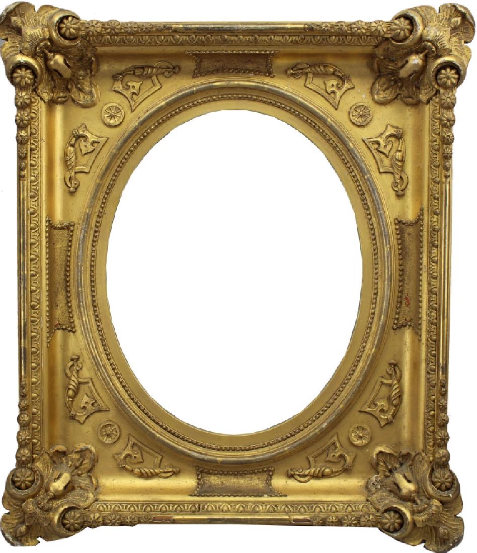 Fine Hudson River Style Carved/Gilded Frame (1 of 4)