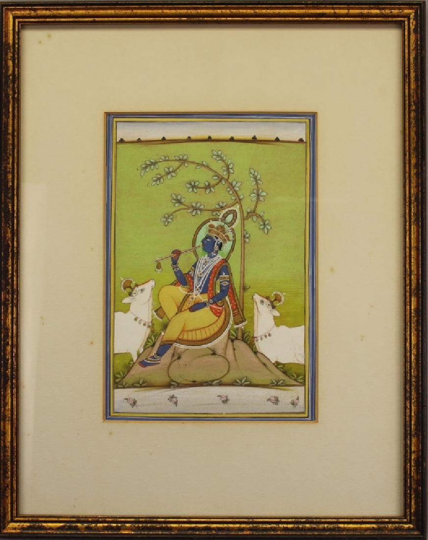 19th C. "The Fluting Krishna", India (1 of 3)