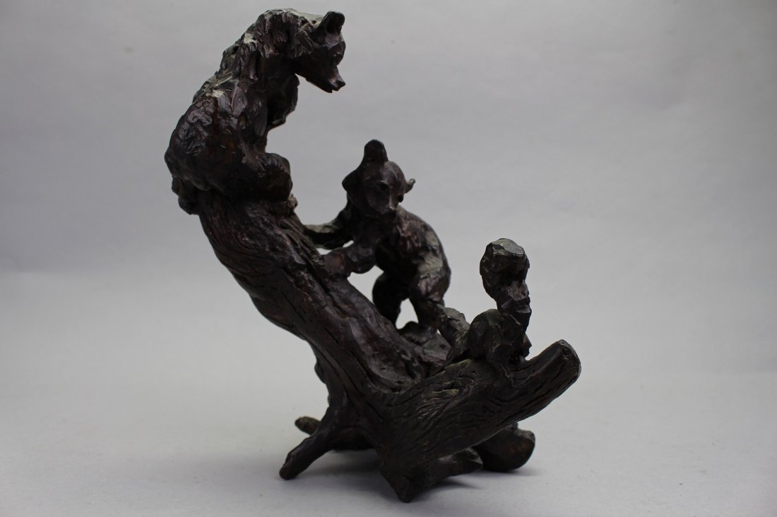 Gary Schildt  (born 1938) Bear Cubs w/ Squirrel (1 of 6)