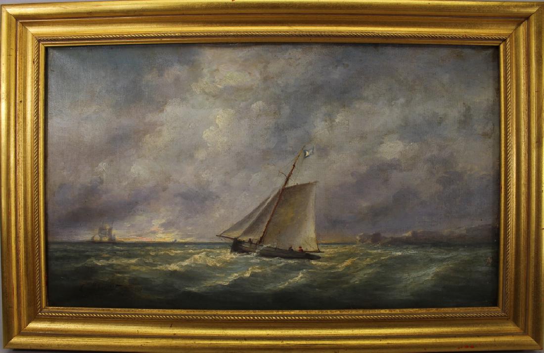 L. Meynier, Signed 19th C. Marine Painting (1 of 4)