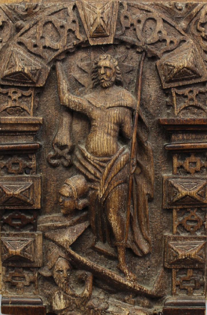 Antique 16th C. Figural Icon Carving (1 of 3)