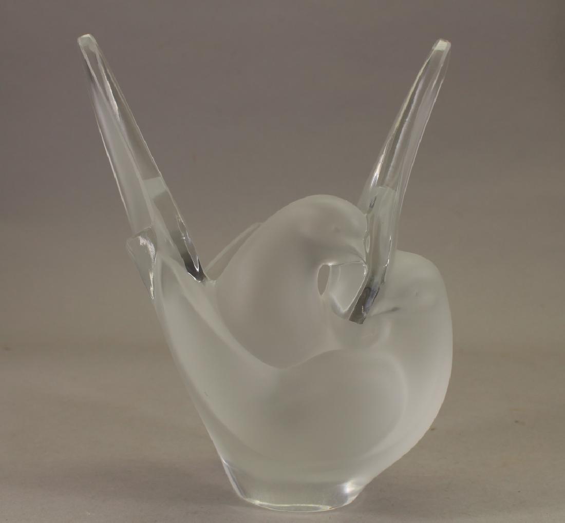 Lalique "Sylvie" Doves Vase (1 of 4)