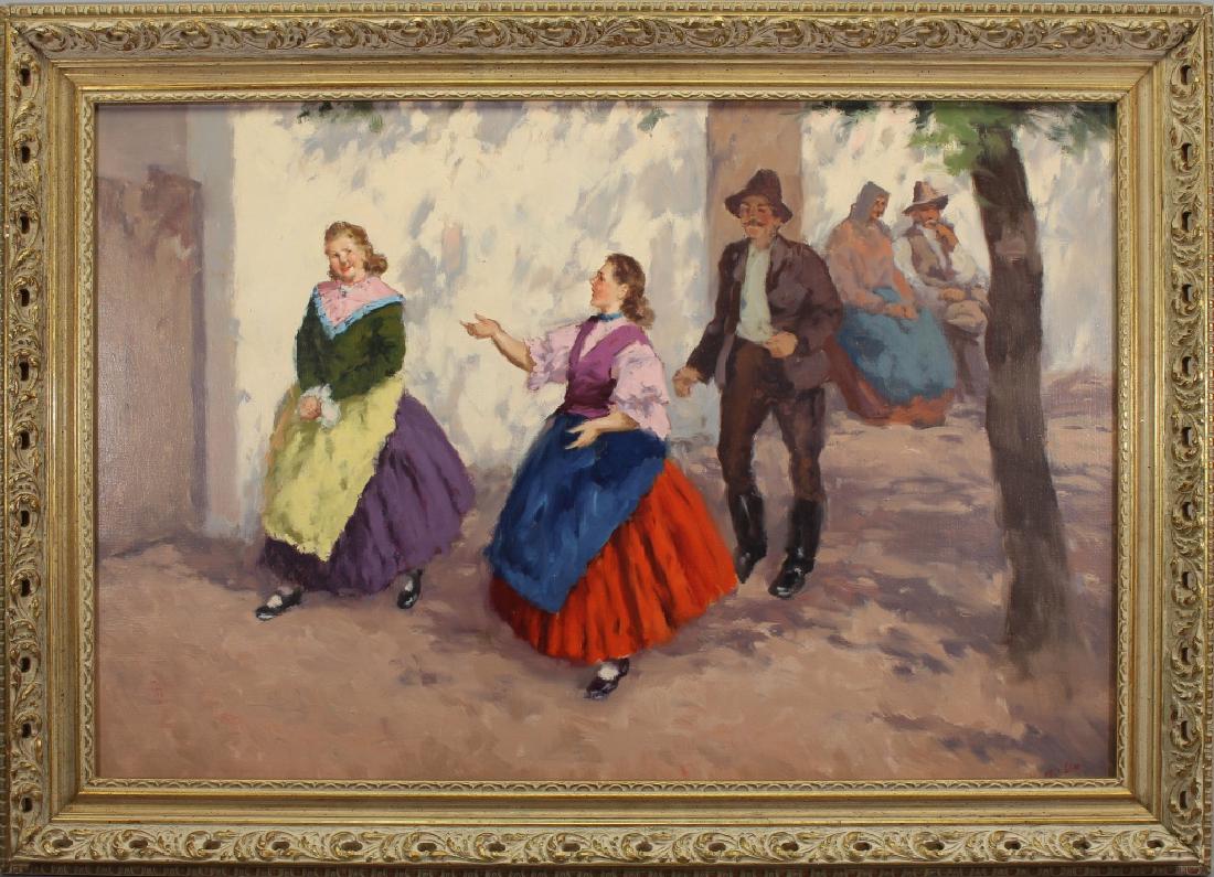 'Fusti', Hungarian 20th C. Oil on Canvas (1 of 4)