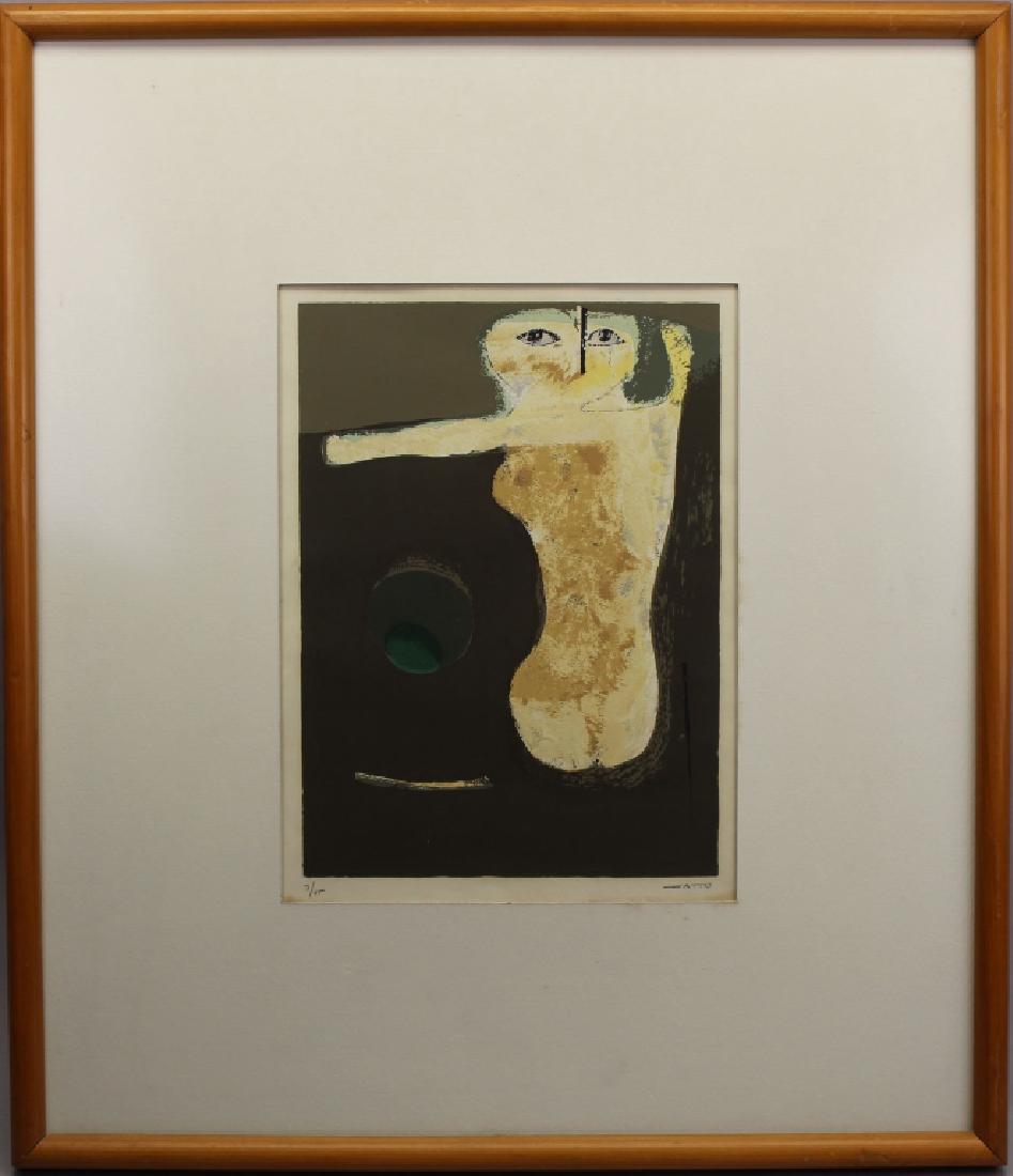 Satto? Signed 20th C. Figural Lithograph (1 of 4)