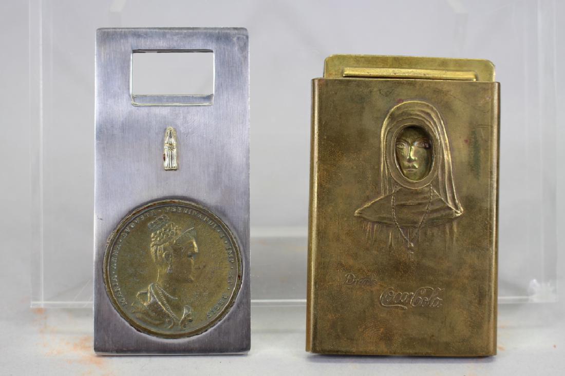 1915 CocaCola Brass Belt Buckle & Bottle Opener (1 of 5)