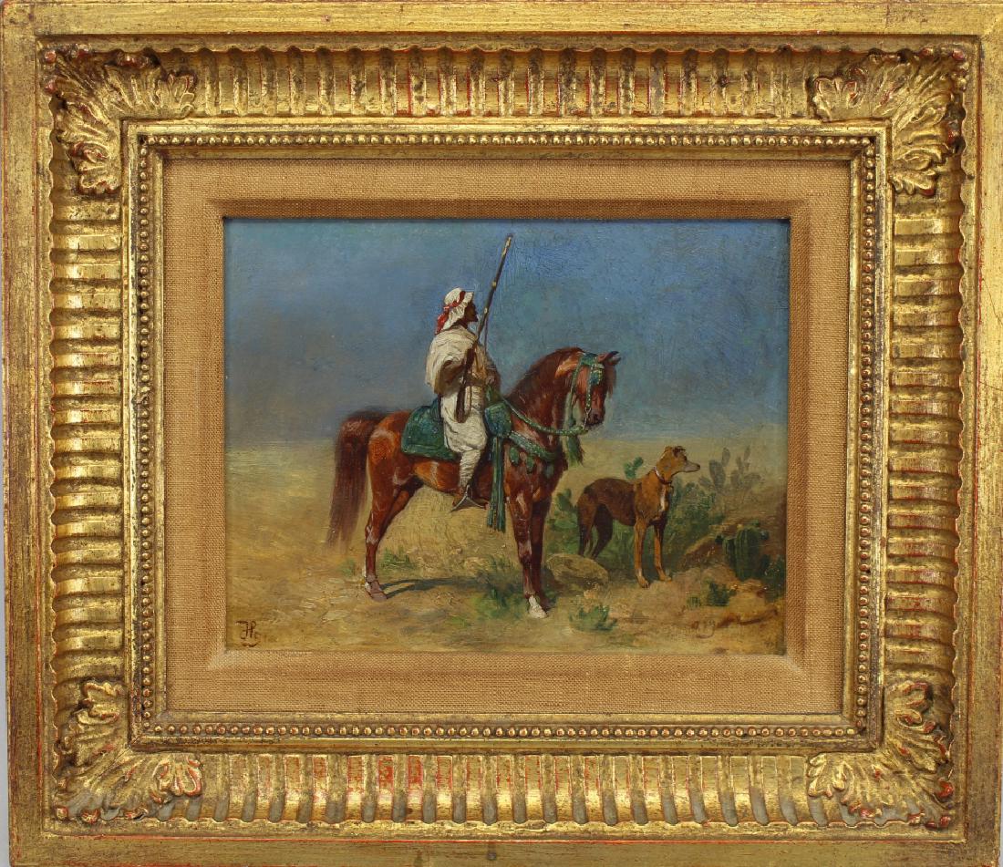 Signed, 19th Century Orientalist Figure on Horse (1 of 4)