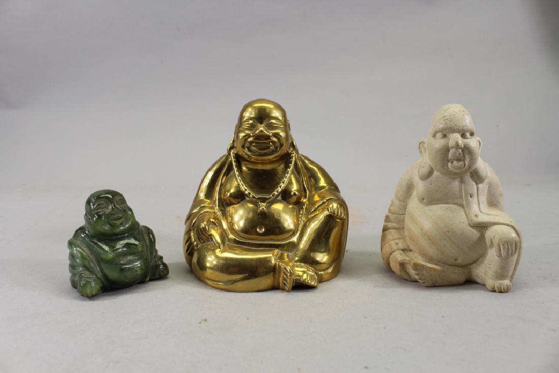 (3) Asian Seated Buddhas (1 of 3)