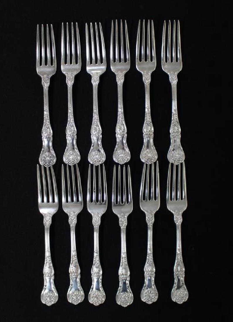 (12) Antique Gorham Sterling Dinner Forks (1 of 9)