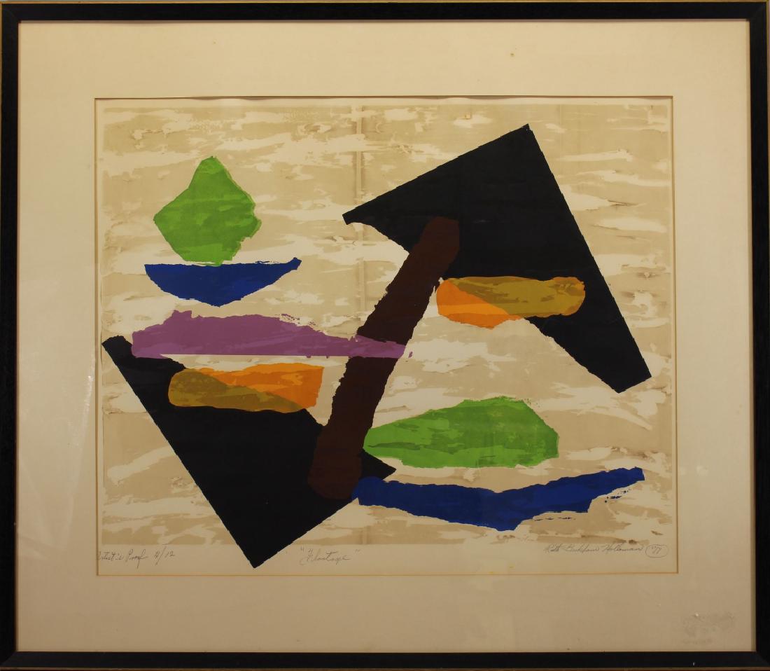 Signed, Artist's Proof Abstract lithograph (1 of 5)