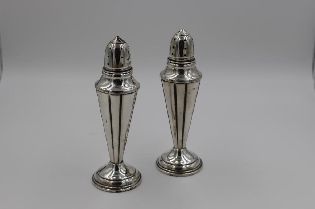 Pair of Sterling Weighted Salt/Pepper Shakers (1 of 5)