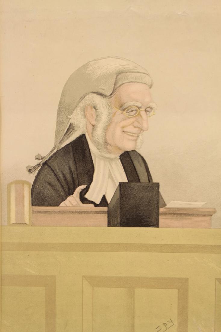 Drawing of a Seated Judge, Signed "Spy" (1 of 4)