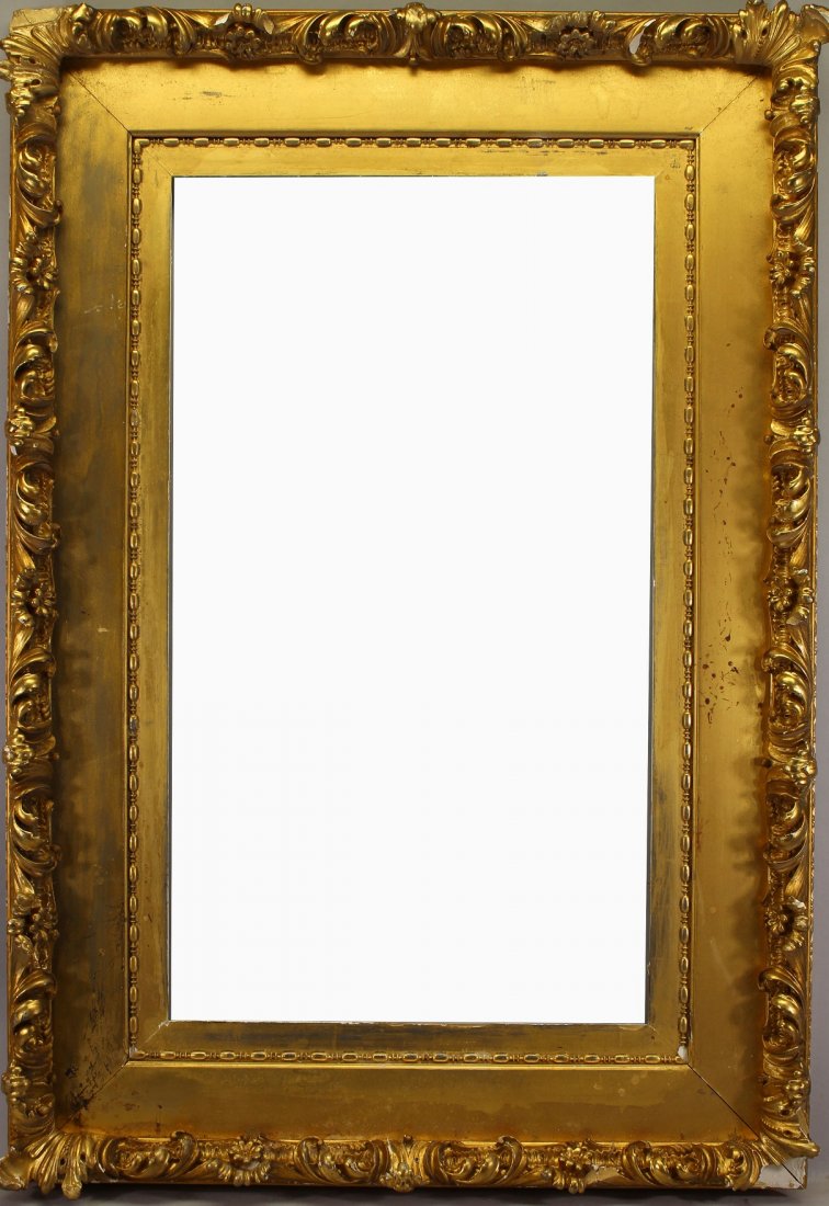 Barbizon Style, Antique Carved/Gilded Wooden Frame (1 of 3)