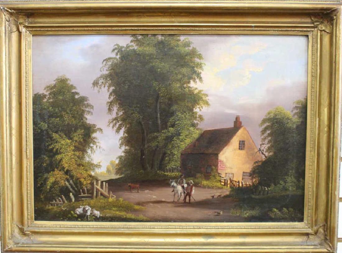 Hudson River School, 19th C. Oil/Canvas Painting (1 of 8)