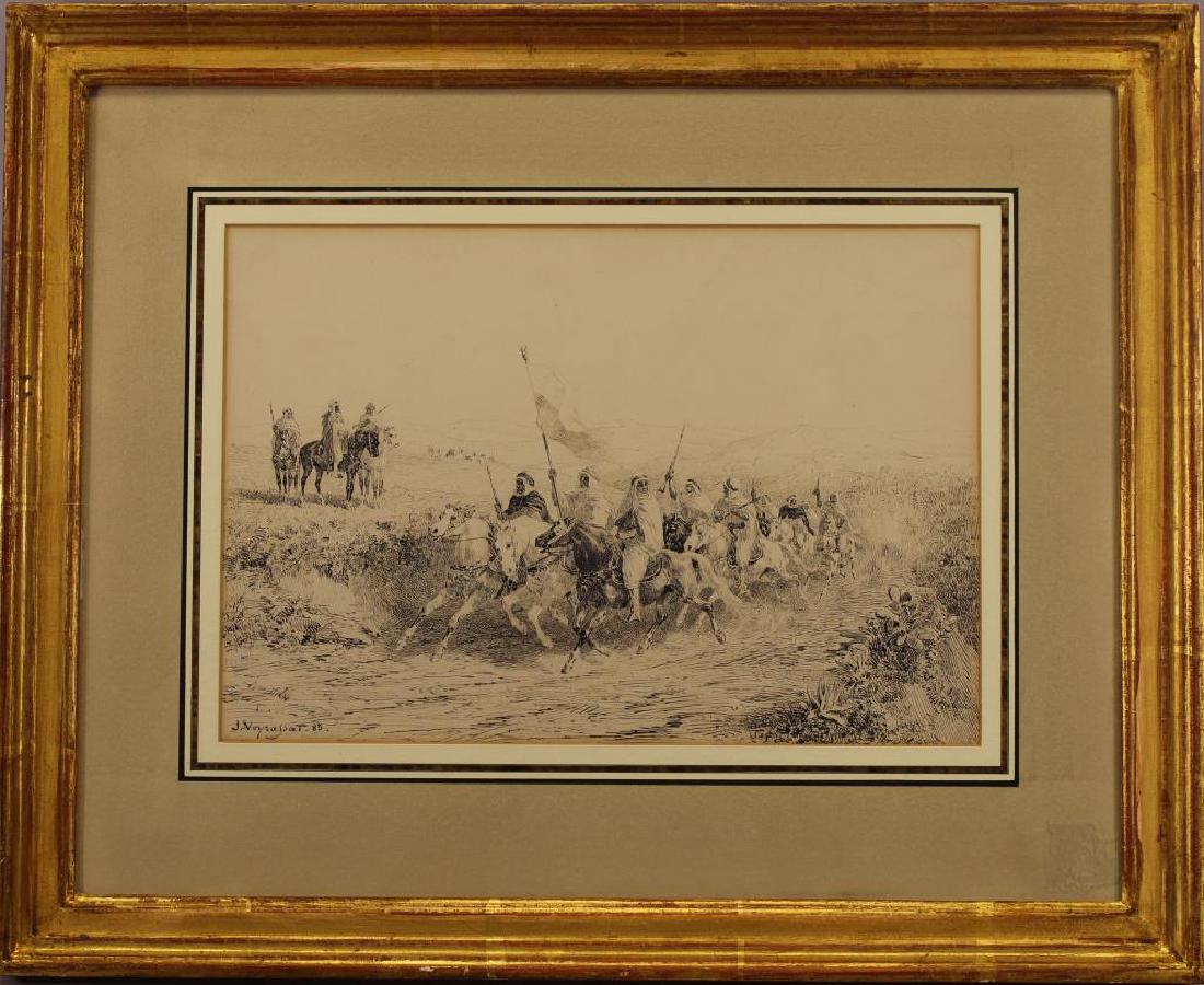 "L'escorte du Caid" Jules Veyrassat (1828 - 1893) (1 of 5)
