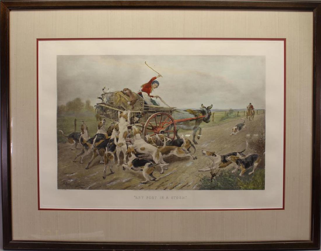 "Any Port in a Storm" Alfred Strutt (1856-1924) (1 of 4)