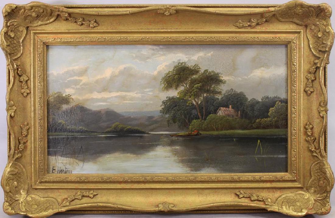 "River Scene" Etty Horton (fl.1882 - 1905) (1 of 5)