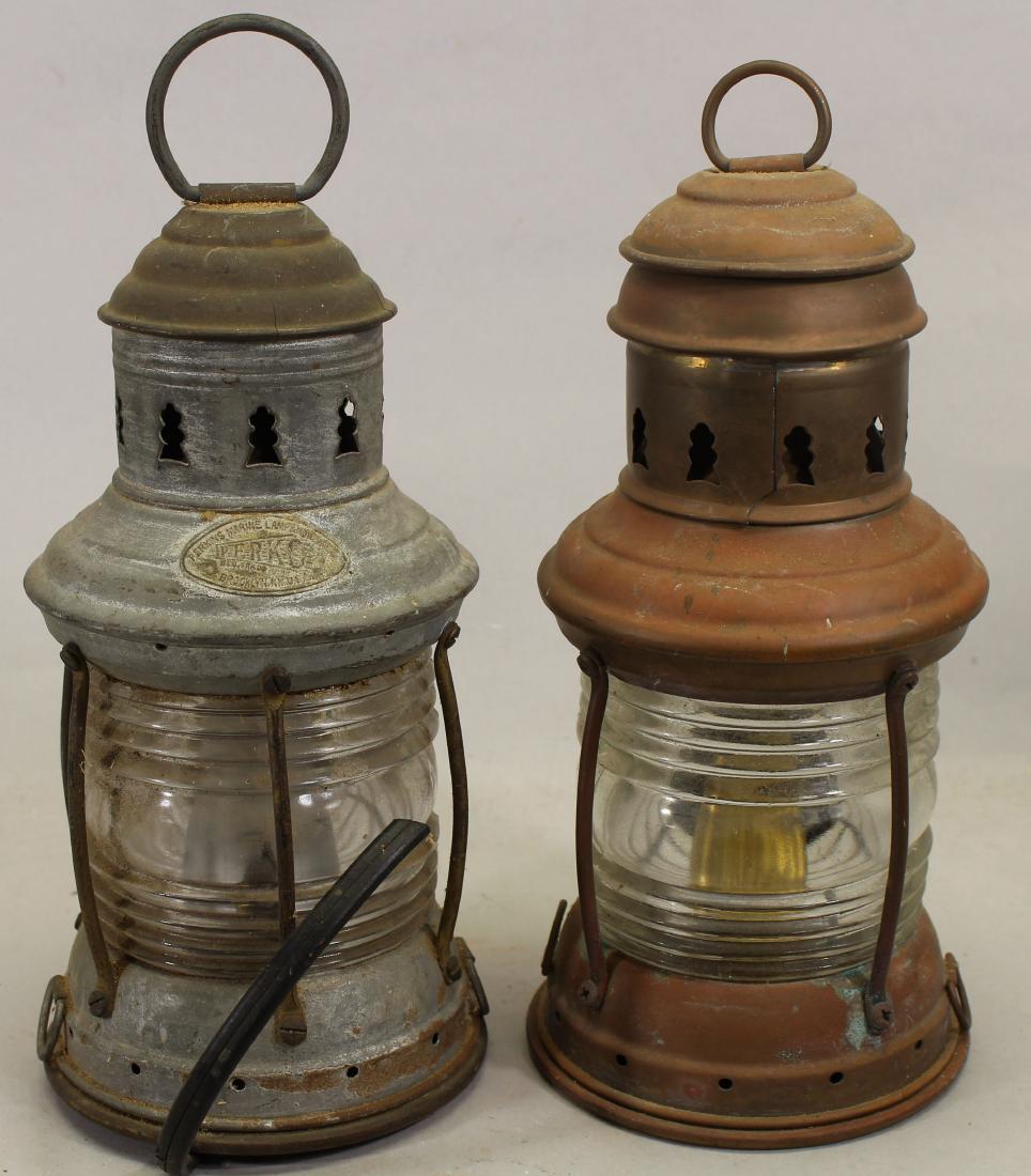 (2) Antique Ship Lanterns (1 of 3)