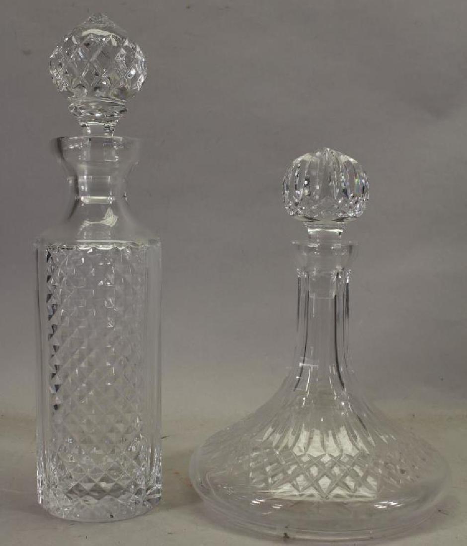 (2) Crystal Decanters, One Waterford (1 of 4)