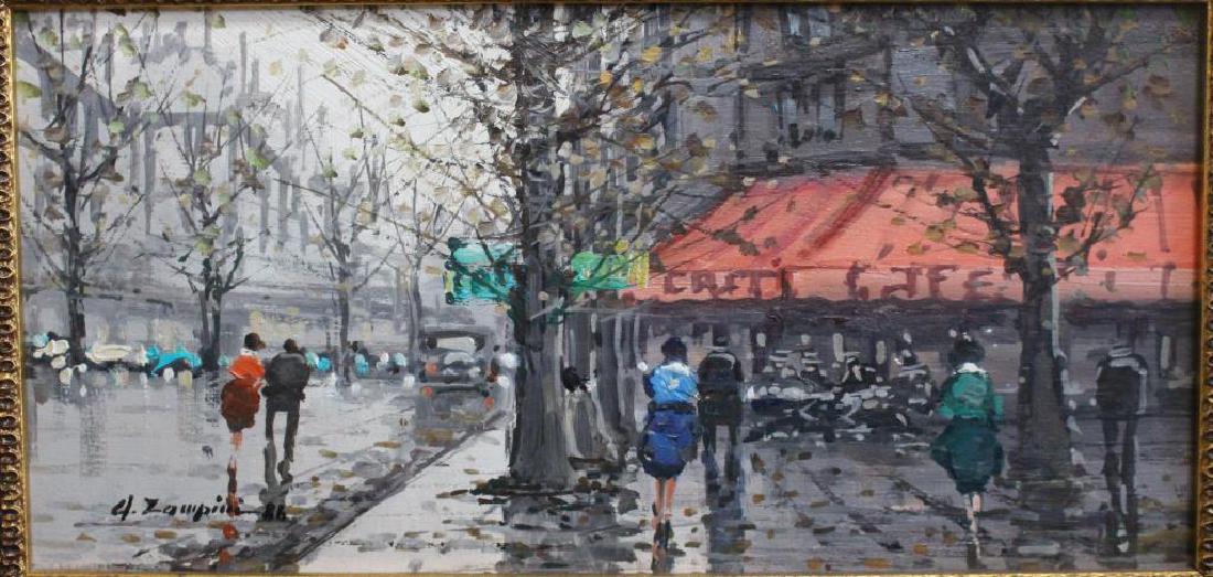 Signed, 20th C. Paris Street Scene (1 of 6)