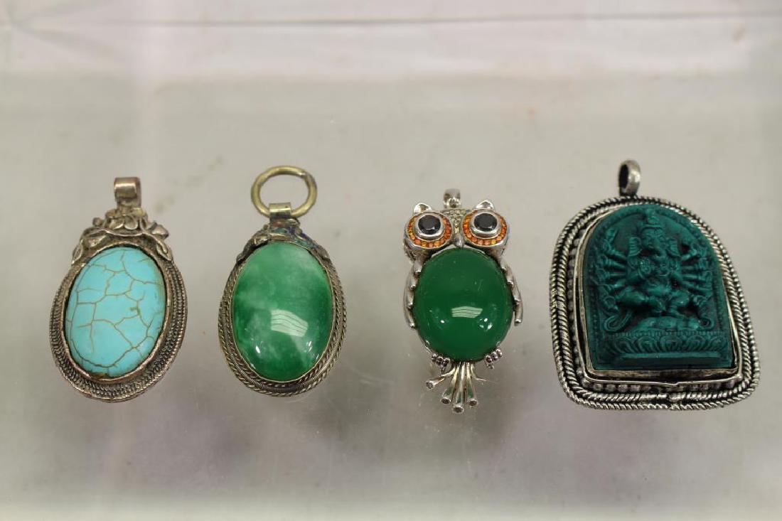 (4) Mixed Stone Jewelry Pendants (1 of 5)